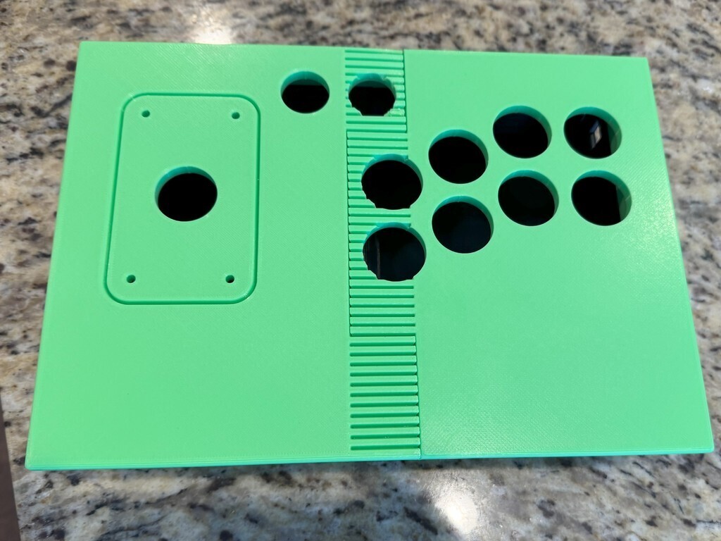 🕹️ Arcade Joystick Box 8 Button Snap On Lid v2 - Smaller Bed・Free 3D ...